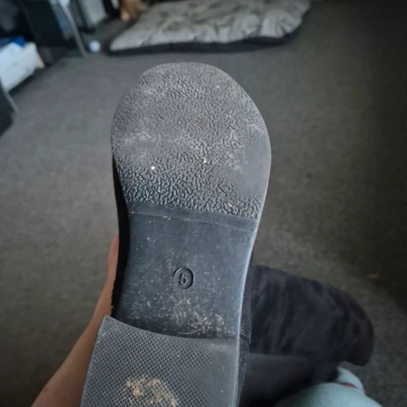 Boohoo Midnight Black Over the Knee Boots - Picture 4 of 4